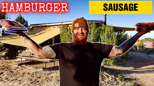 How to make hamburger and sausage