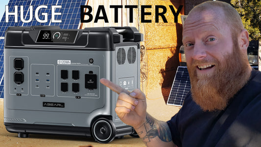 Abearl p5000 Largest solar generator power station for off grid homesteading