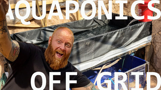 I made a cheap Off Grid Aquaponics System in my Geothermal Greenhouse