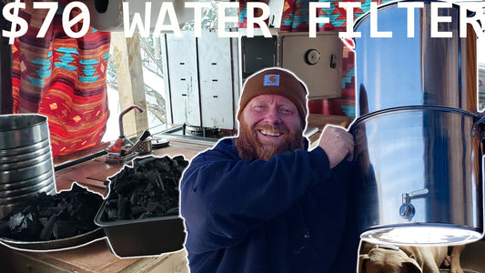 I made a cheap Berkey styled Water Filter