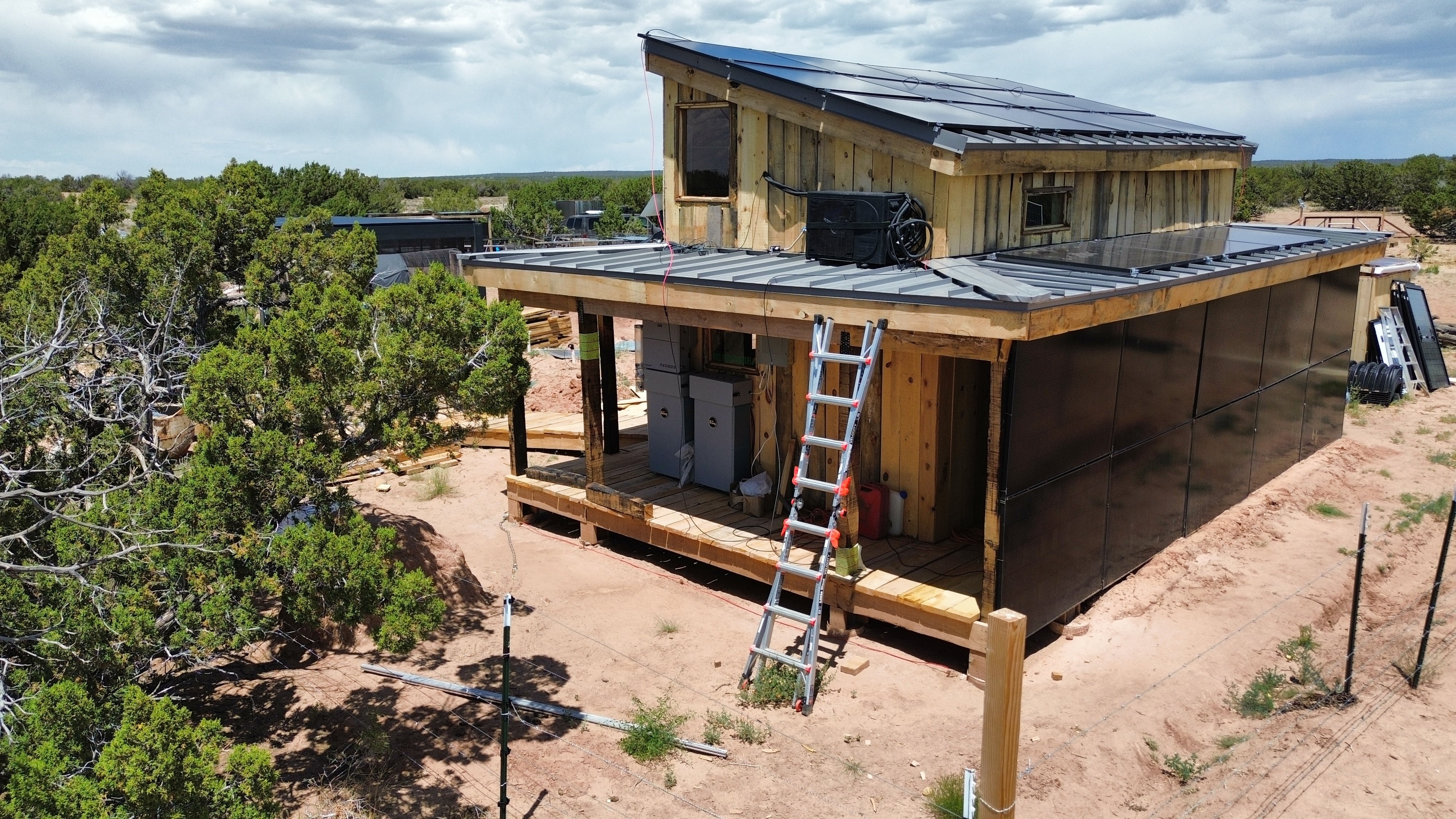 OFF GRID CABIN BUILD START TO FINISH FRUGAL ARIZONA HOMESTEAD Frugal