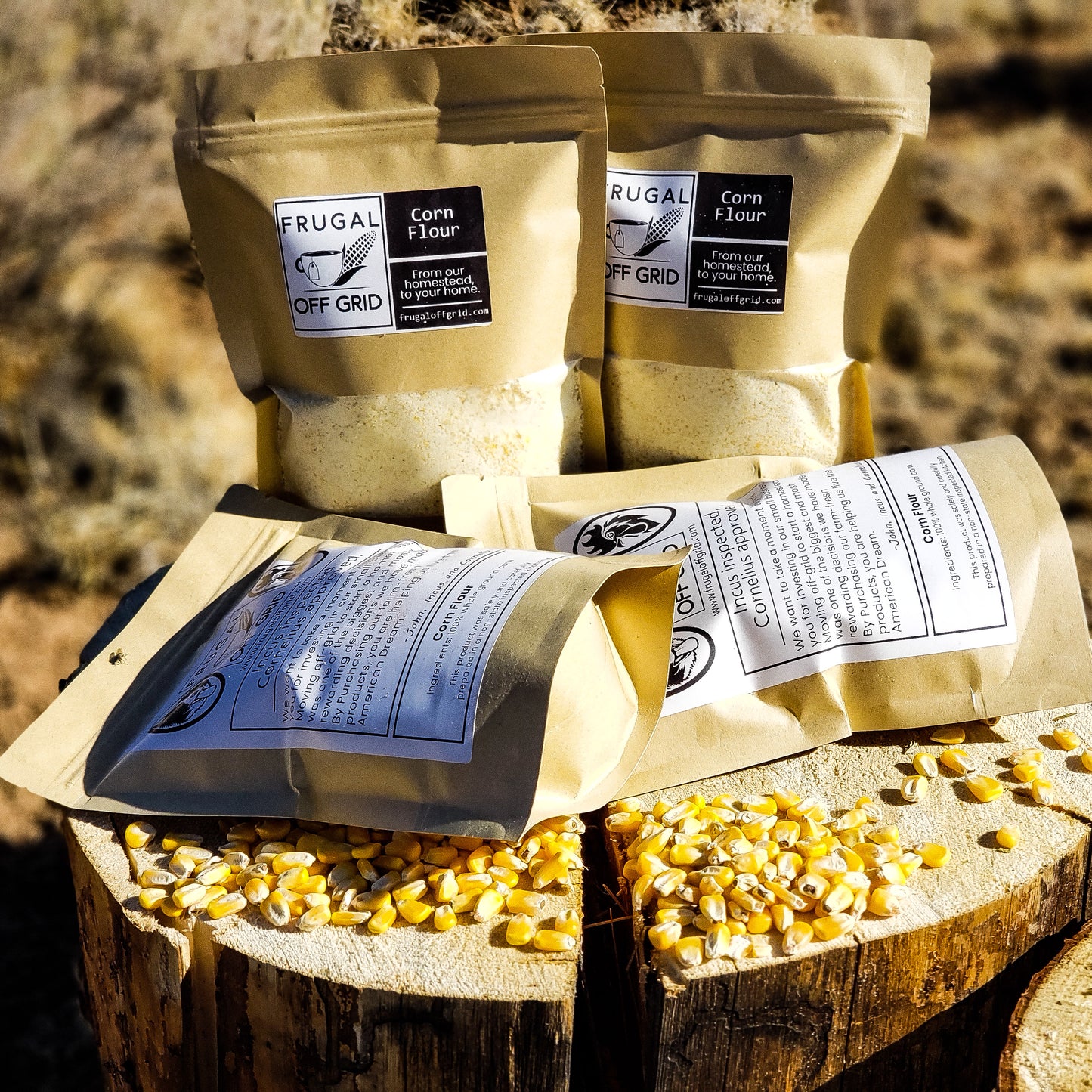 frugal off grid chunky old fashioned corn flour