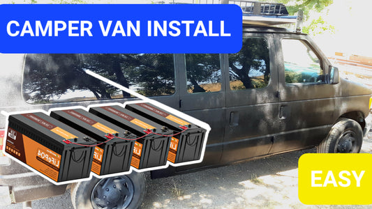 MASSIVE 800AH Camper Van Battery Bank