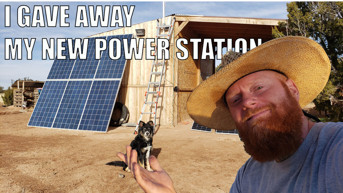 I gave my new solar generator to a subscriber