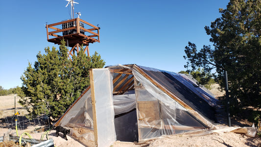 frugal off grid geothermal and water tower