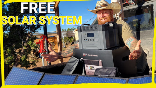 POWER STATION WITH SOLAR PANEL GIVEAWAY