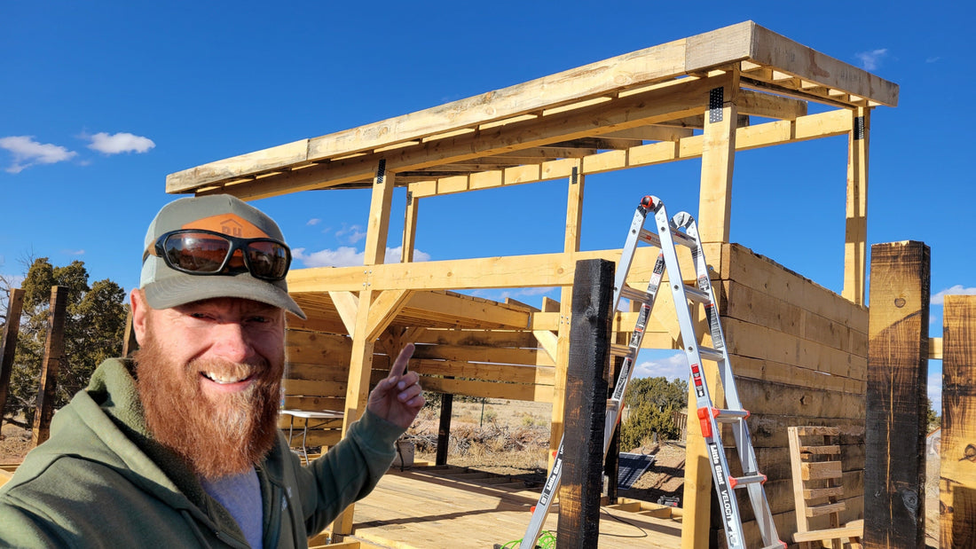 Tiny Cabin Fascia Installation