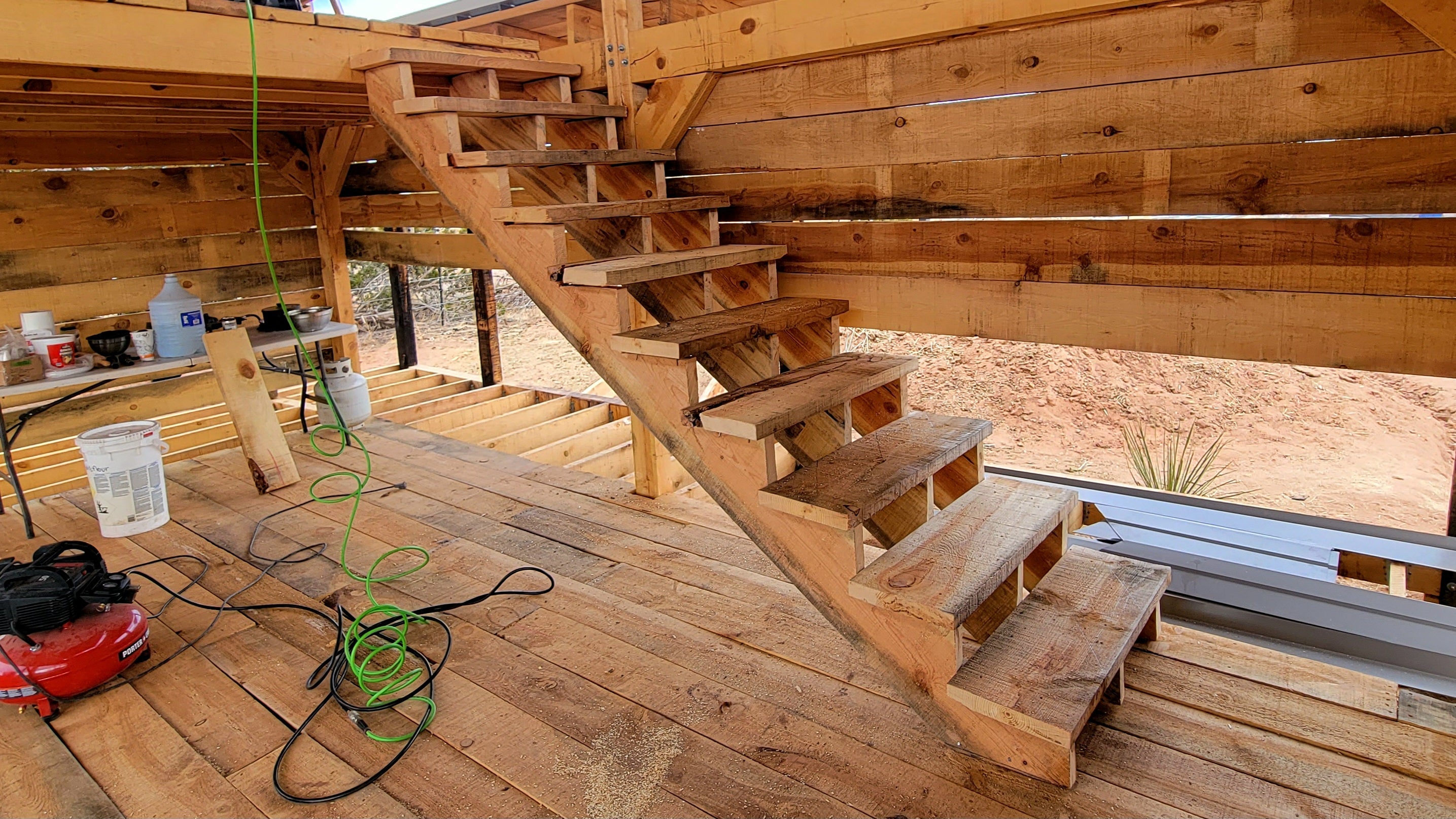 Stringers Building The easiest way to build stringers for stairs – Frugal Off Grid