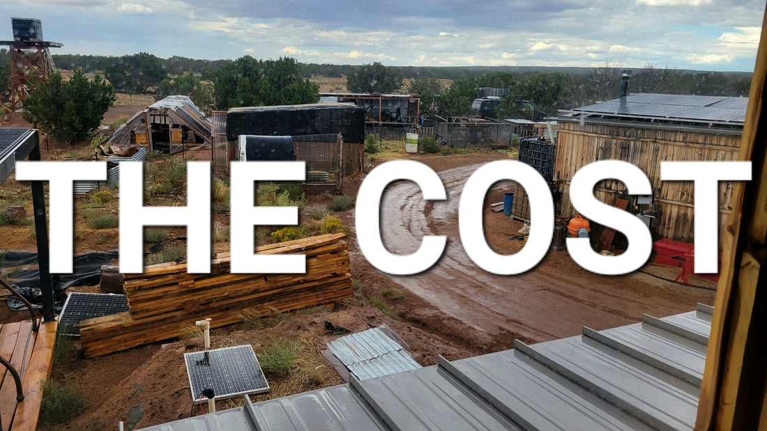 The monthly and total cost of my off grid homestead