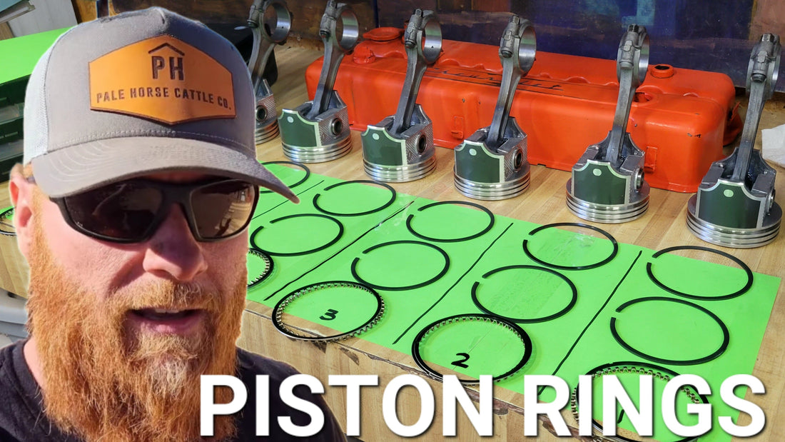 Chevy inline six rebuild Step One PISTON RINGS