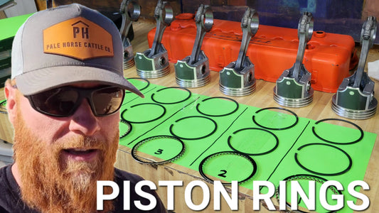 Chevy inline six rebuild Step One PISTON RINGS