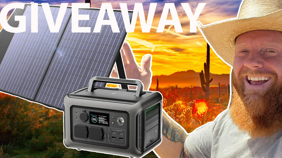 solar generator giveaway by frugal off grid