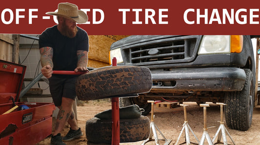 Off-Grid Tire Changer by Frugal Off Grid