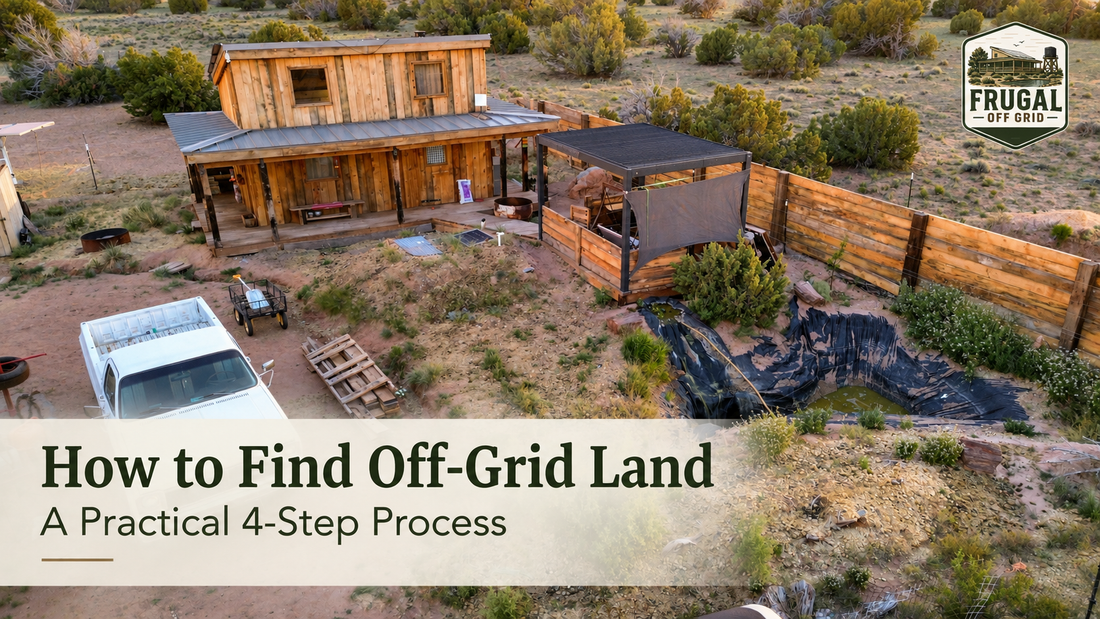How to Find Off-Grid Land: A Practical 4-Step Process