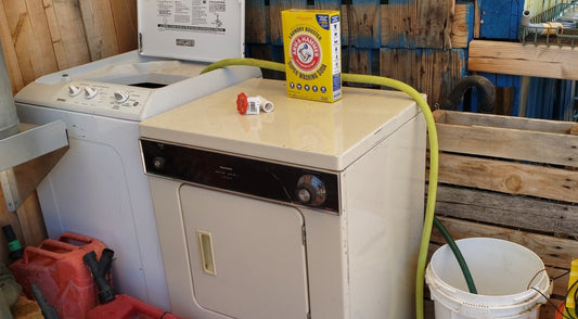 Today I did laundry on my off grid homestead with a washer and dryer for the first time.
