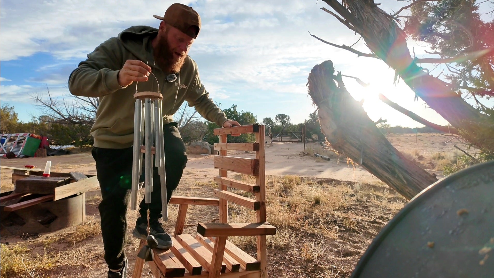Wind Calling Predators Keep PREDATORS at bay with THIS simple trick. DIY Wind Chimes – Frugal ...