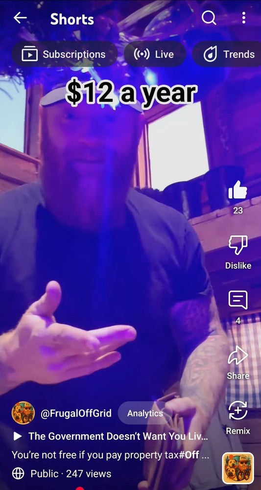 Why Paying $12 a Year in Property Tax Doesn’t Make Me “Unfree”