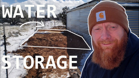 How to build a cheap water cistern for rainwater storage