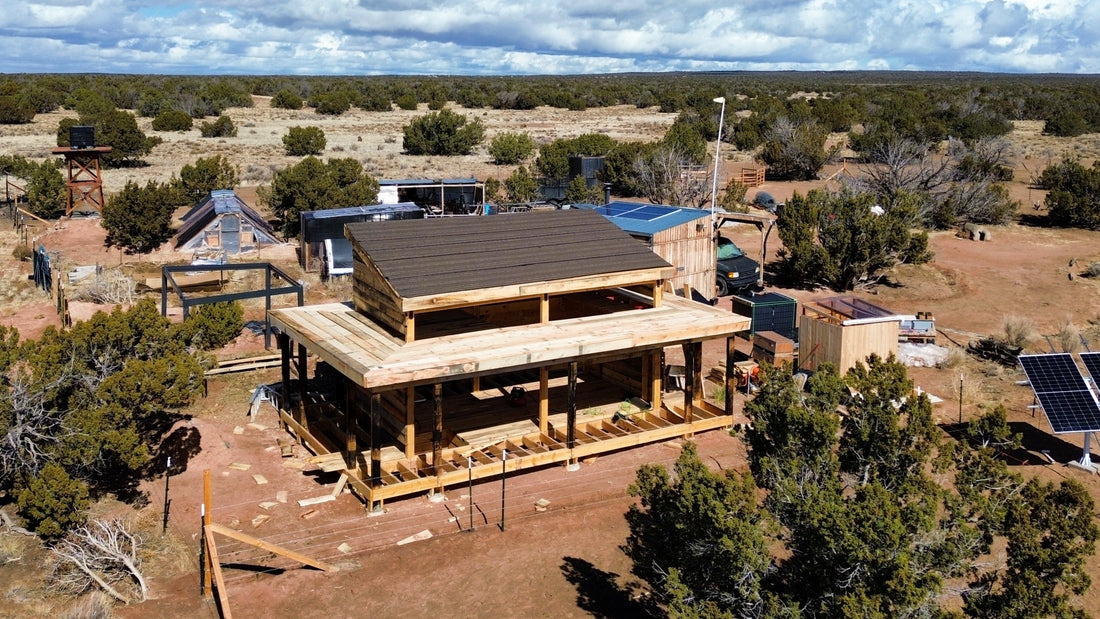 Ready to roof my tiny cabin build