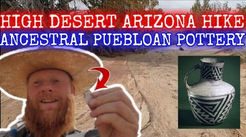 Ancestral Puebloan Pottery and a hike in the high desert of Arizona