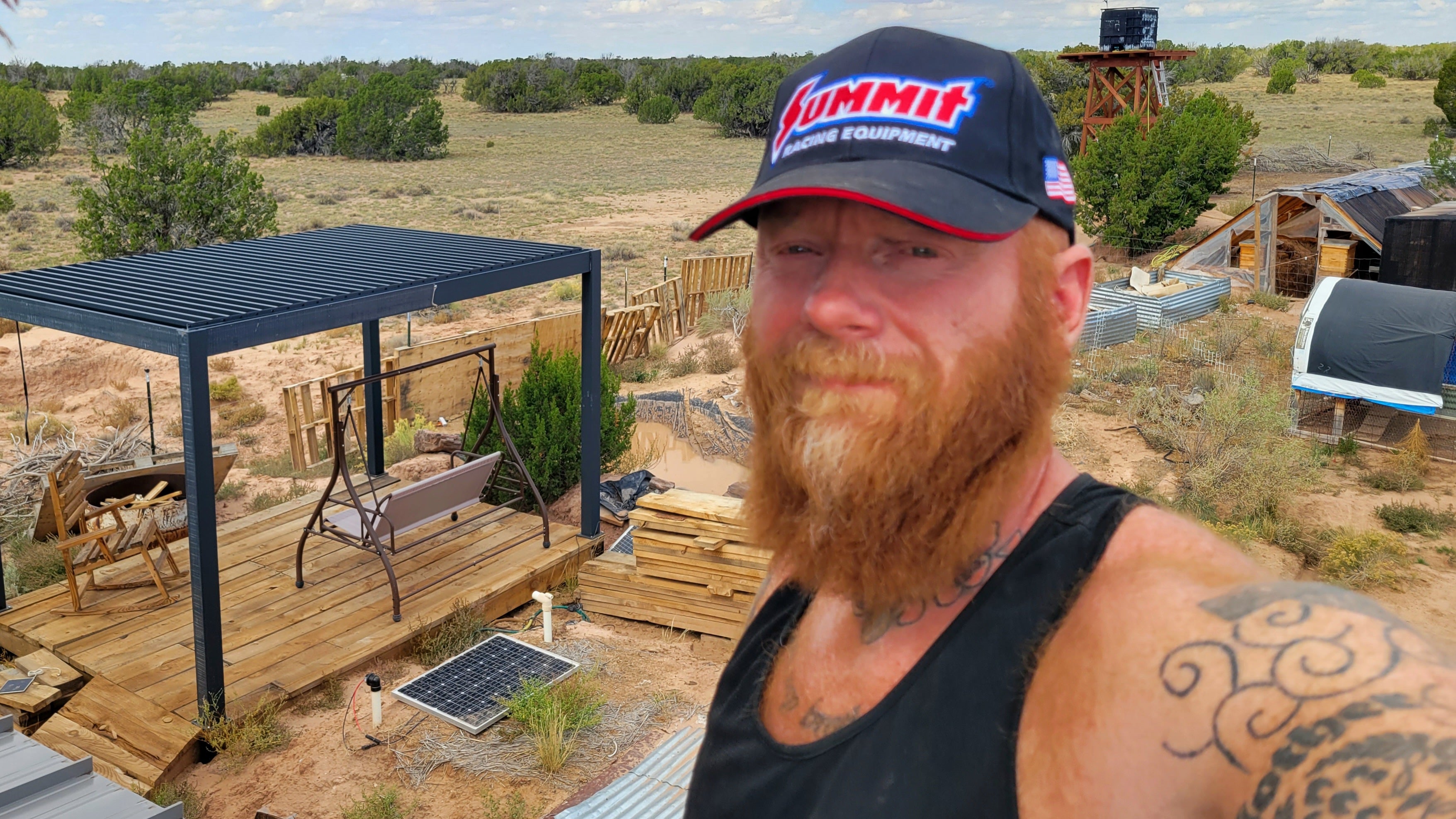 Load video: I llive off grid in the high desert of Arizona