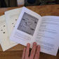 Small batch author printed field guide of A systems based guide to building a sustainable life by Frugal Off Grid inside