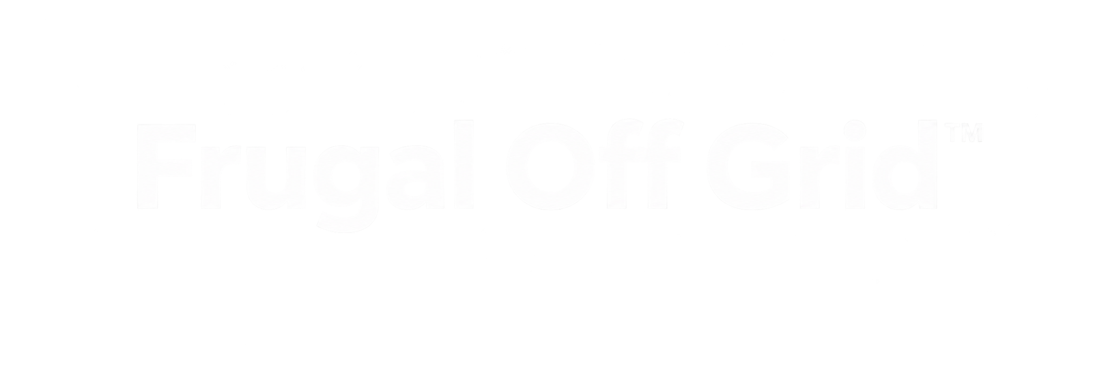 Frugal Off Grid