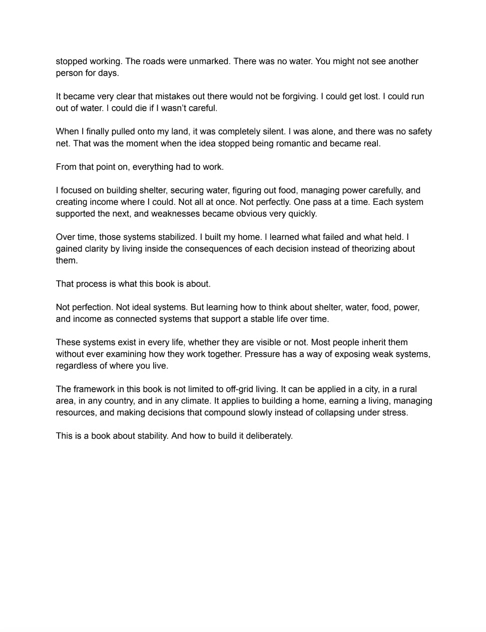 A Systems-Based Guide to Building a Sustainable Life